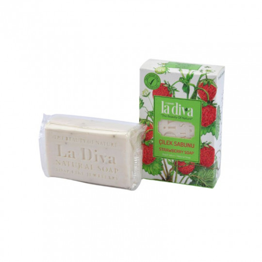 La Diva Natural Soap with Wild Strawberries, 100 g