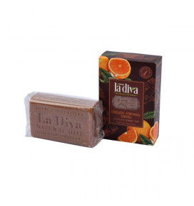La Diva Natural Soap with Chocolate and Oranges, 100 g