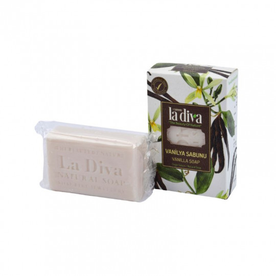 LA DIVA natūralus muilas su vanile, 100 g