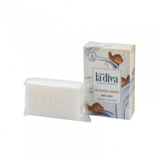 La Diva Natural Soap with Snail Mucin, 100 g