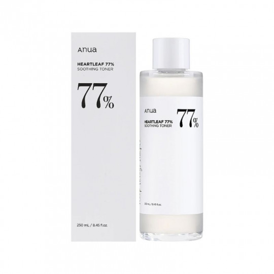 ANUA Heartleaf 77% soothing toner - raminamasis veido tonikas, 250 ml