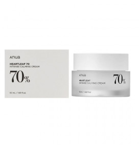 ANUA Heartleaf 70% Intense Calming Cream - odą raminantis kremas, 50 ml