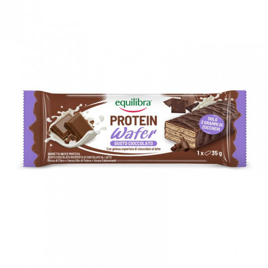 EQUILIBRA Protein Wafer, Chocolate Flavor, 35 g