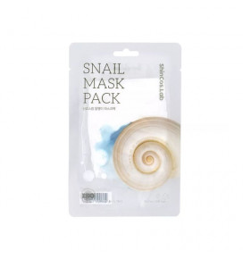 SHINCOS.LAB regenerating and moisturizing sheet mask with snail mucin, 27 m