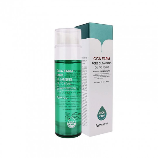 FARMSTAY putojantis aliejus porų valymui su Azijine centele Cica Farm, 115 ml
