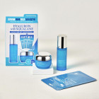 SKIN627 Moisturizing Facial Care Set with Hyaluronic Acid and Squalane, 3 x