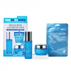 SKIN627 Moisturizing Facial Care Set with Hyaluronic Acid and Squalane, 3 x