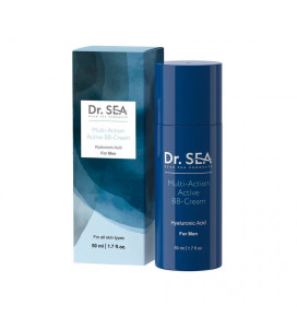 DR. SEA BB kremas vyrams multifunkcinis aktyvus Hialurono rūgštis, 50 ml
