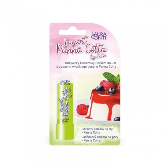 Laura Conti desertinis lūpų balzamas Panna Cotta 4,8 g