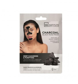 IDC INSTITUTE kaukė veidui nulupama poroms valyti Charcoal, 15 g