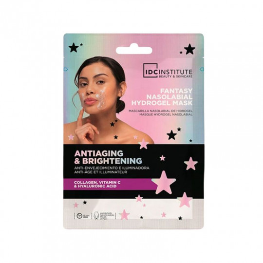 IDC INSTITUTE hidrogeliniai padeliai nosies-lūpų zonai Fantasy, 12 g