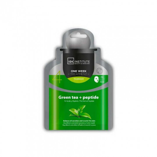 IDC INSTITUTE GREEN TEA + PEPTIDE FACIAL MASK