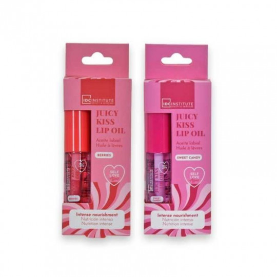 IDC INSTITUTE lūpų aliejus Love Affair Juicy Kiss, pak 12 vnt., 2 kvapai.