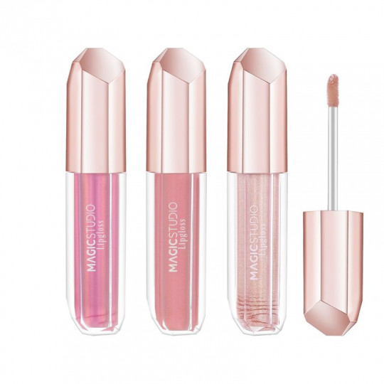 MAGIC STUDIO lūpų blizgis Rose Quartz, 5,5 ml (3 spalvos)