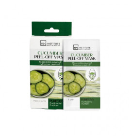 IDC INSTITUTE kaukė veidui nulupama Cucumber, 3x8 g