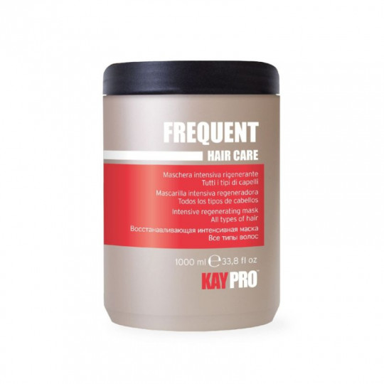 KAYPRO Frequent kaukė maitinamoji kasdieniam naudojimui visų tipų plaukams, 1000 ml