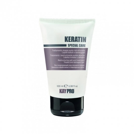 KAYPRO Keratin priemonė atkuriamoji pažeistiems plaukams ir išsausėjusiems galiukams, 100 ml