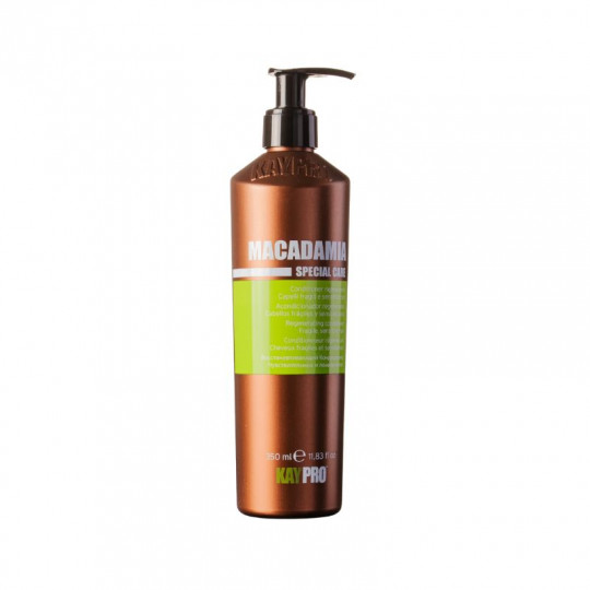 KAYPRO Macadamia kondicionierius atkuriamasis silpniems ir lūžinėjantiems plaukams, 350 ml