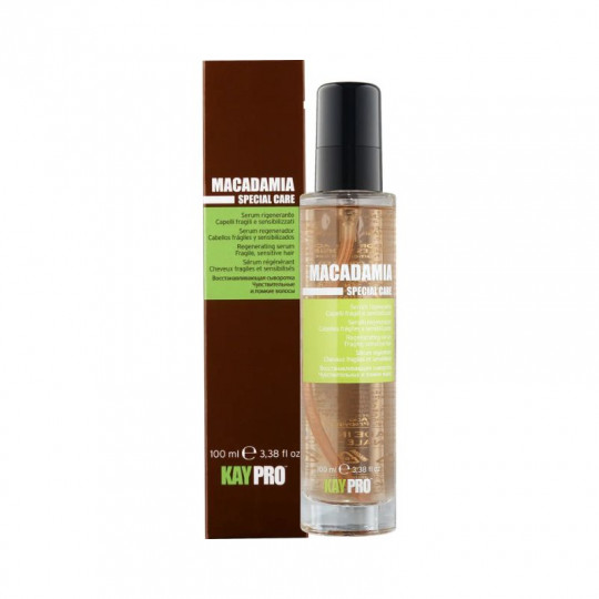 KAYPRO Macadamia Regenerating serum with macadamia oil for fragile hair, 10