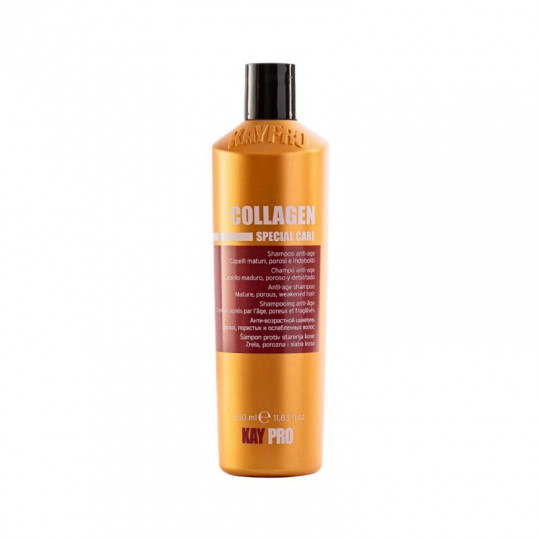 KAYPRO Collagen šampūnas su kolagenu porėtiems, nusilpusiems plaukams, 350 ml