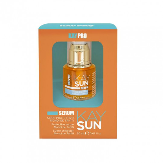 KAY SUN apsauginis serumas atkuriamasis visų tipų plaukams, 20 ml