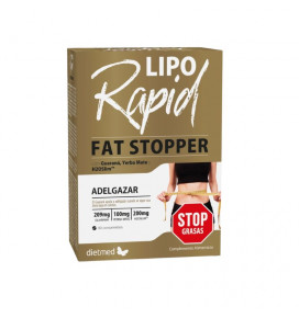 LIPORAPID (Fat Stopper) 30 tabl. Lieknėjimui. (gvaraninių paulinijų, dvisporių pievagrybių, paragvajinių bugienių ekstraktai, k