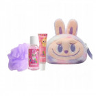 AURORA KIDS Vonios rinkinys kosmetinėje LUBU (kempinė, rankinė, dušo žėlė, lūpų blizgis)