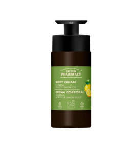 GREEN PHARMACY kūno kremas su verbena ir saldžiųjų citrinų aliejumi, 739 ml