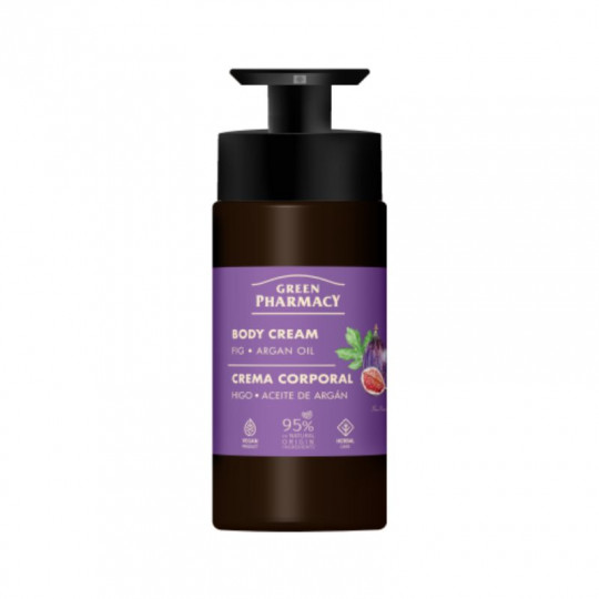 Green Pharmacy body cream with figs and argan oil, 739 ml