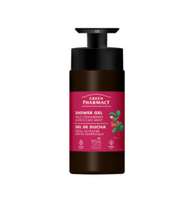 Green Pharmacy shower gel with wild strawberries and Moroccan mint, 739 ml