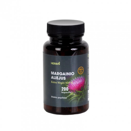 Margainio aliejus 200 kapsulių HERBIN