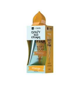 Hiskin Crazy Ice Cream body cream mango, 200 ml