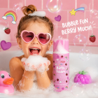 Hiskin Kids spray body bath foam raspberry, 200 ml
