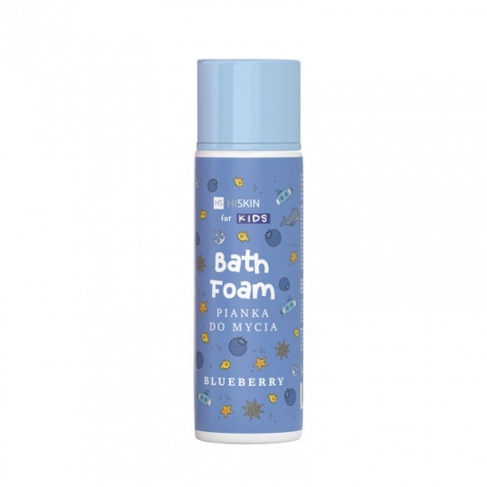 Hiskin Kids spray body bath foam blueberry, 200 ml