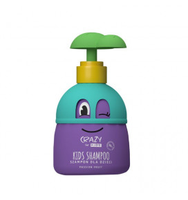 HISKIN CRAZY FOR KIDS plaukų šampūnas pasiflorai, 300 ml
