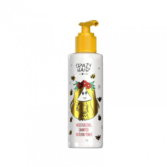 HISKIN CRAZY HAIR medaus šampūnas, stiprinantis ir raminantis 300 ml