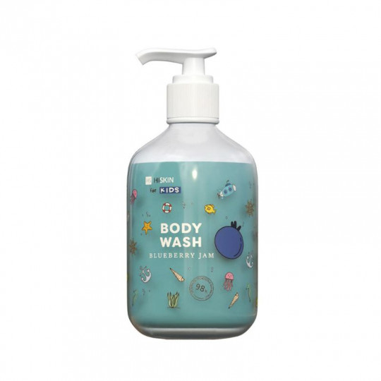 Hiskin Kids body wash blueberry jam, 400 ml