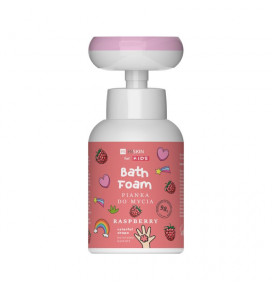 Hiskin Kids body bath foam raspberry, 300 ml