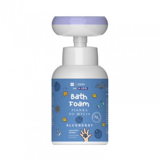 HISKIN KIDS vonios putos kūnui mėlynės, 300 ml