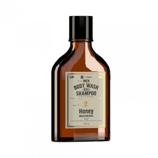 HISKIN WHISKY kūno prausiklis 3in1 Honey, 300 ml