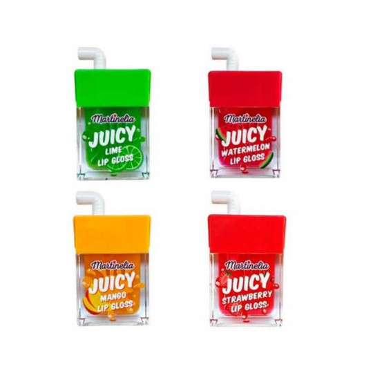 MARTINELIA lūpų blizgesys Juicy, 8 ml (įvairių kvapų)
