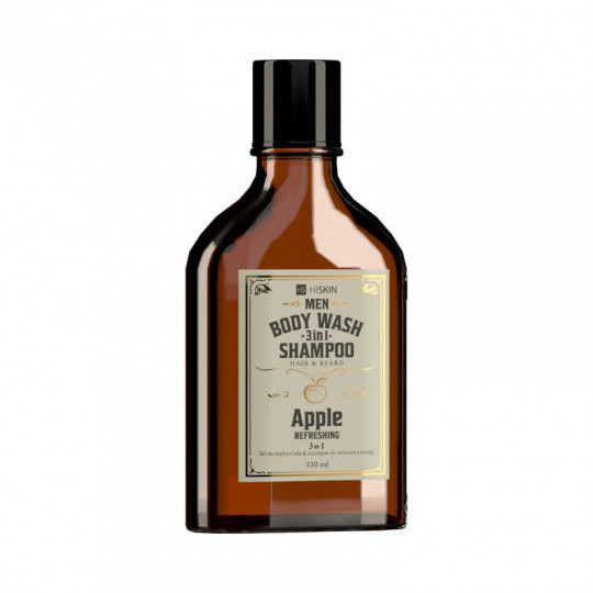 HISKIN WHISKY kūno prausiklis 3in1 Apple, 300 ml