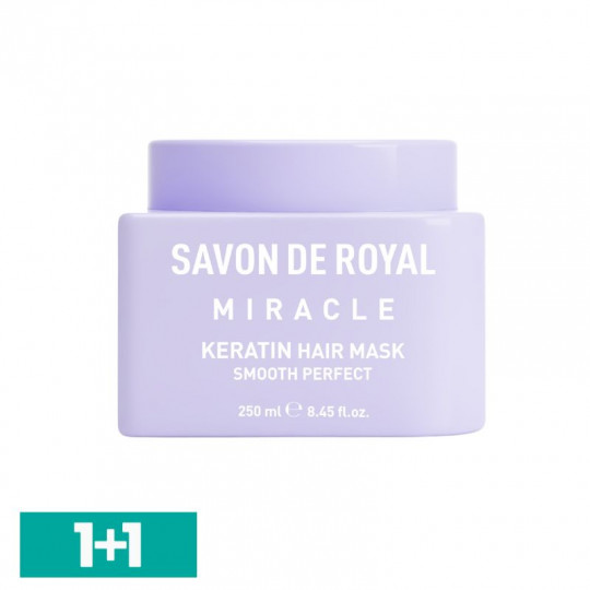 Savon De Royal Miracle pastel hair mask with keratin, 250 ml