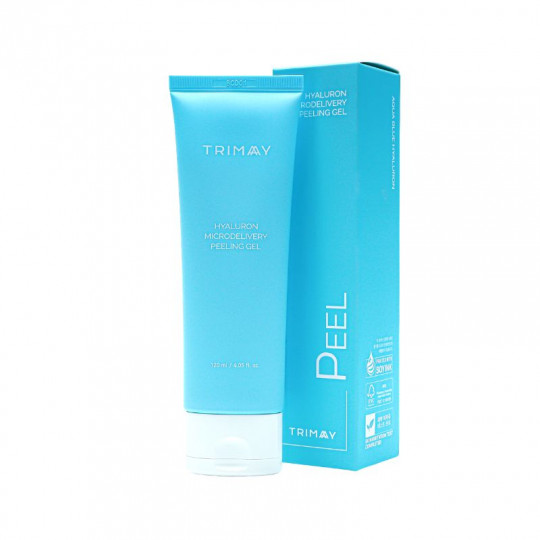 TRIMAY Hyaluron Microdelivery gelinis pilingas veidui su hialuronu, 120 ml