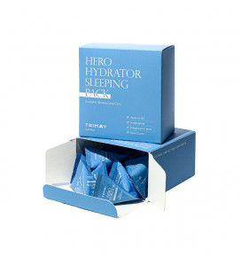 TRIMAY Hero Hydrator Sleeping Pack naktinė veido kaukė su hialuronu, 20x3 g
