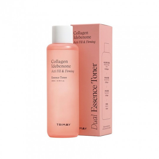 TRIMAY Collagen Idebenone Acti Fill & Firming Essence veido toneris su kolagenu, 200 ml