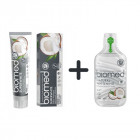 BIOMED SUPERWHITE dantų pasta + burnos skalavimo skystis, 100g + 500ml