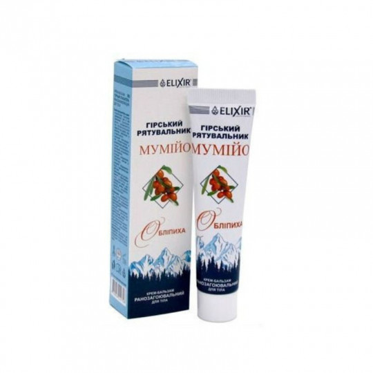 ELIXIR kremas-balzamas Mumijo su šaltalankiu 40 ml