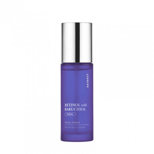 SKIN627 veido serumas stangrinamasis su retinoliu ir bakučioliu, 50 ml