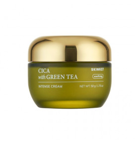 SKIN627 veido kremas raminamasis su cica ir žaliąja arbata, 50 g